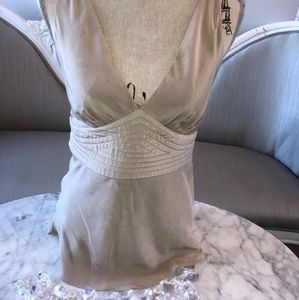 #44 Silk taupe top